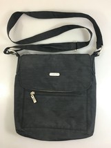 Baggallini Black Nylon Cross-Body Shoulder Bag Handbag Lightweight - £29.69 GBP