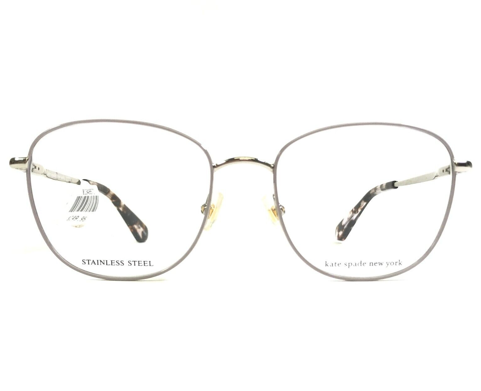 Kate Spade Eyeglasses Frames MAKENSIE B4V Silver Faint Violet Purple 53-18-140 - $60.56