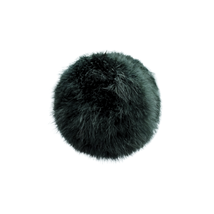 AYY Ostrich Feather Forest Green Circle Zip Top Mini Clutch Pouch Handbag - $276.00