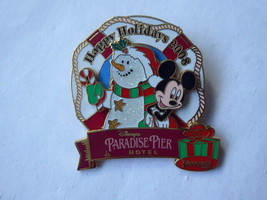 Disney Trading Pins 65983 DLR - Disney&#39;s Paradise Pier Hotel Holiday Wreath (Mic - £14.75 GBP
