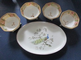 Rosenthal Germany Tray And 4 Noritake Salt Dishes - $38.60