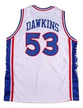 Darryl Dawkins Custom Philadelphia Basketball Jersey Sewn White Any Size image 5