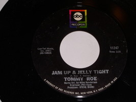 Tommy Roe Jam Up &amp; Jelly Tight 45 Rpm Record Vintage ABC Label - £15.17 GBP