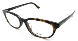Prada Eyeglasses Frames PR 13VVF 2AU-1O1 53-17-145 Dark Havana Made in Italy - £155.01 GBP