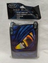 (1) (50) Pack Max Protection Blue Dragon Eye Japanese Size Neo Sleeves 7... - £31.55 GBP