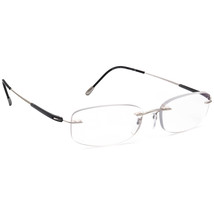 Silhouette Eyeglasses 7710 00 6050 Silver Rimless Frame Austria 50[]17 135 - $149.99