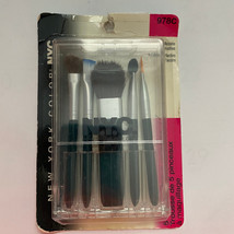 NYC New York Color 5 PC Makeup Easy Access Brush Kit Set 978C - $9.77