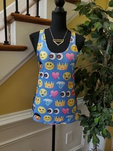 Emoji Tank Shirt-Stretch- S/M - $15.00