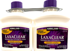 Kirkland Signature Laxaclear Laxative Unflavored 100 Doses 2x29.9 Oz EXP... - $36.77