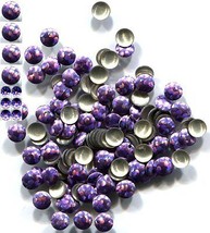 Hologram Round Nailheads Ice Purple 5mm Hotfix 1 Gross - £4.55 GBP