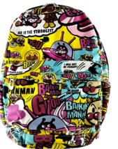 Baikinman  Anpanman Backpack Anime Series  Japan 1980s All-over Print - $44.54