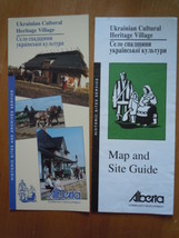 Ukrainian cultural Heritage Village Alberta Canada Map Brochures - $3.99