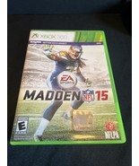 Madden NFL 15 (Microsoft Xbox 360, 2014) GAME DISC AND CASE FAST SHIPPING - £3.21 GBP