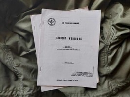 Vtg 1960s Viet-Nam US ATC Air Force Technical Student Workbook &amp; Study G... - £18.97 GBP