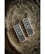 Street Sign Horror Earrings, Handmade 80s Movie Jewelry, Cult Classic Je... - $16.99