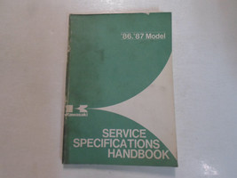 1986 1987 Kawasaki Service Spécifications Manuel Worn Usine OEM - £7.89 GBP
