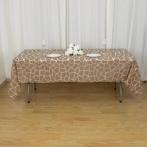 5 Assorted 54&quot;&quot; X 108&quot;&quot; Plastic Tablecloths Animal Safari Designs Party Events G - $20.48