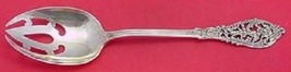 Florentine Lace By Reed and Barton Sterling Serving Spoon Pierced Open End Org. - $157.41