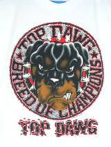 Vtg Hanes Heavyweight Top Dawg Breed of Champions Dog Shirt T-shirt NOS - £11.75 GBP