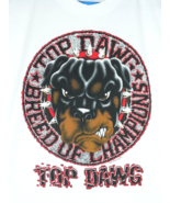 Vtg Hanes Heavyweight Top Dawg Breed of Champions Dog Shirt T-shirt NOS - £11.91 GBP