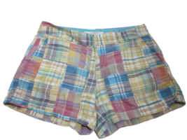 Ann Taylor LOFT Size 0  Shorts Multicolor Pockets Plaid Pockets Flat Front - £7.24 GBP