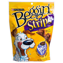 Purina Beggin&#39; Strips Original with Real Bacon Dog Treats 6 oz Purina Be... - £13.58 GBP