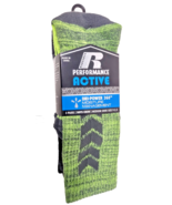 3Pairs Russell® Performance Active DRI-POWER 360 Boys Crew Socks M Shoe ... - $16.65 CAD