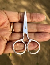 925 Sterling Silver Handmade Scissors, Shears, Indian Kainchi, 7.5 gm 2.5 inch + - £22.99 GBP