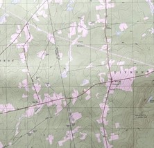 Map Dixmont Maine 1982 Topographic Geological Survey 1:24000 27 x 22&quot; TOPO5 - £35.37 GBP