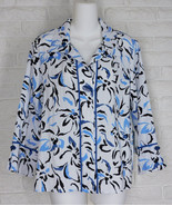 HABITAT Hidden Placket Shirt Crinkle Twilight Blue White NWT S M L XL XXL - £47.24 GBP