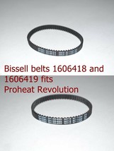Bissell belts 1606418 and 1606419 fits Proheat Revolution original - £14.86 GBP