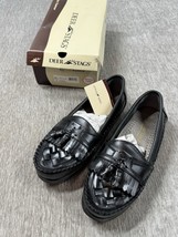 DEER STAGS Shoes Men&#39;s 9.5 M Black Smooth Herman Tassel Loafer Slip On C... - $29.69