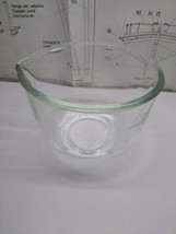 Oster Regency Kitchen Center Food Appliance Clear Glass Replacement Bowl... - $10.45