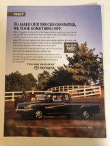 1992 Toyota Pickup Trucks Vintage Print Ad pa9 - £7.09 GBP