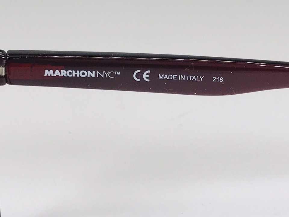 New MARCHON NYC M-5802 604 Burgundy Eyeglasses  53mm with Case Item image 11