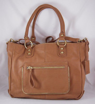 Linea Pelle Dylan Crossbody Tote in Scotch NWT - $382.24