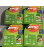 Zyrtec indoor/outdoor allergies 60 Count,4 Pack, Exp 2026 - $74.95