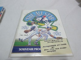 Donn Pall Bobby Thigpen Autographs 1990 Toronto Blue Jays Program vs Chi... - £23.58 GBP
