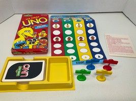 Sesame Street - My First Uno - Card Game - Mattel 1991 Complete Used - $12.84