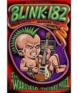 Blink 182 Affiche Warfield Peut 1 2001 Blink-182 Blink182 - $308.31 CAD