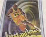 1998-99 Topps Chrome Shaquille O&#39;Neal Instant Impact #I5 Los Angeles Lakers - £6.05 GBP