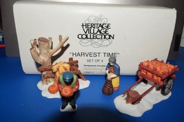 Dept 56-SUPER SALE- &quot;Harvest Time&quot; , 4 Piece SET- Mib - £9.27 GBP