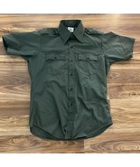 Vintage JCPenney Big Mac Green Permanent Press Men’s Work Shirt XL - $23.45 CAD