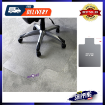 Office Chair Mat For Carpeted Floors Heavy Duty Polycarbonate For Medium Pile - £68.78 GBP