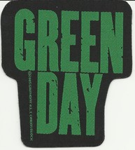 Green Day Logo cut-out 2004 - Woven Sew On Patch Official - No Longer Made - £4.87 GBP