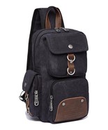 Canvas New Fashion Women Men&#39;s Chest Bag for Travel or Riding Lady Shoul... - £67.94 GBP