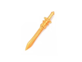 SM Gold Hero Sword A Weapon for Army Knight soldier Custom Minifigures  - £6.09 GBP