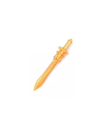 SM Gold Hero Sword A Weapon for Army Knight soldier Custom Minifigures  - $7.89