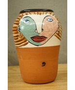 Oregon Studio Art Pottery 1998 Claudia Lee Cave Sumner Abstract Cubist F... - £301.05 GBP