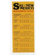 Southwest Airlines Ski New Mexico Southwest Style Brochure 1980&#39;s - £17.15 GBP
